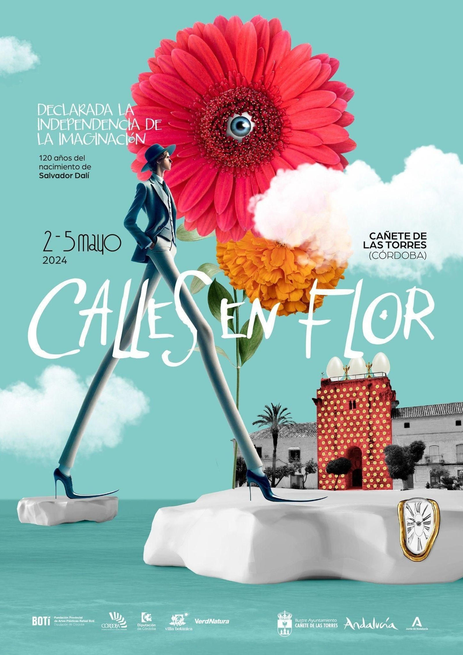 Cartel del V Festival Calles en Flor. Cartel del V Festival Calles en Flor.
