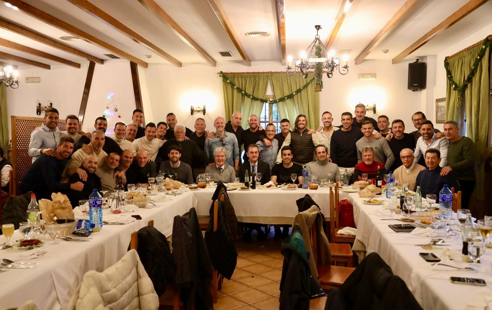 Los veteranos del Málaga CF se reúnen en la Venta del Túnel