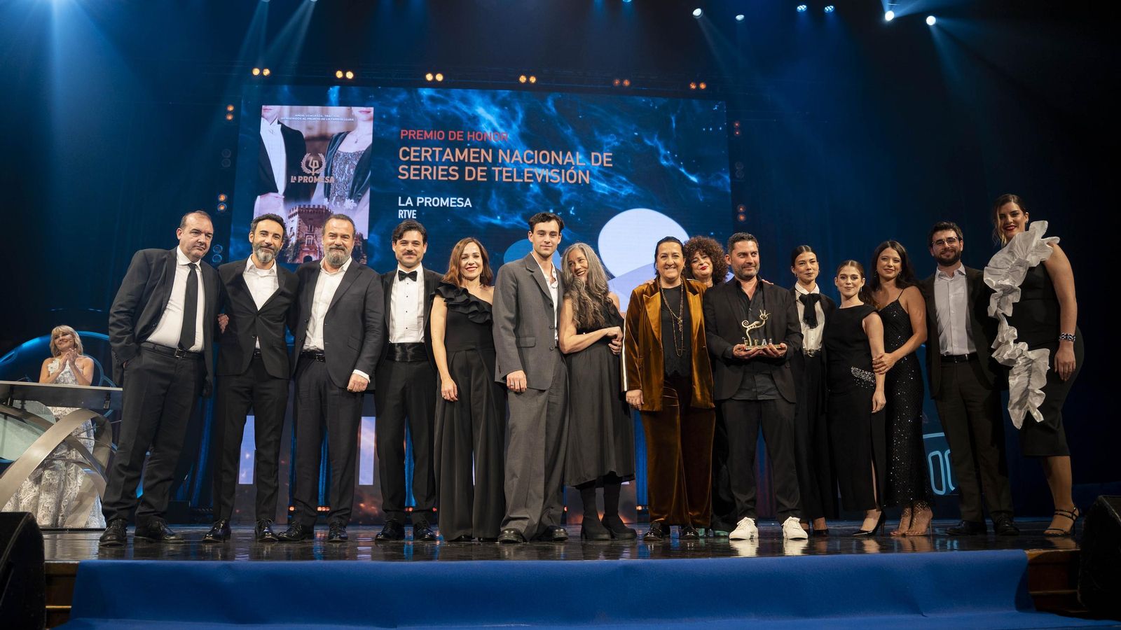Equipo de La Promesa, triunfadora del Certamen de Series.