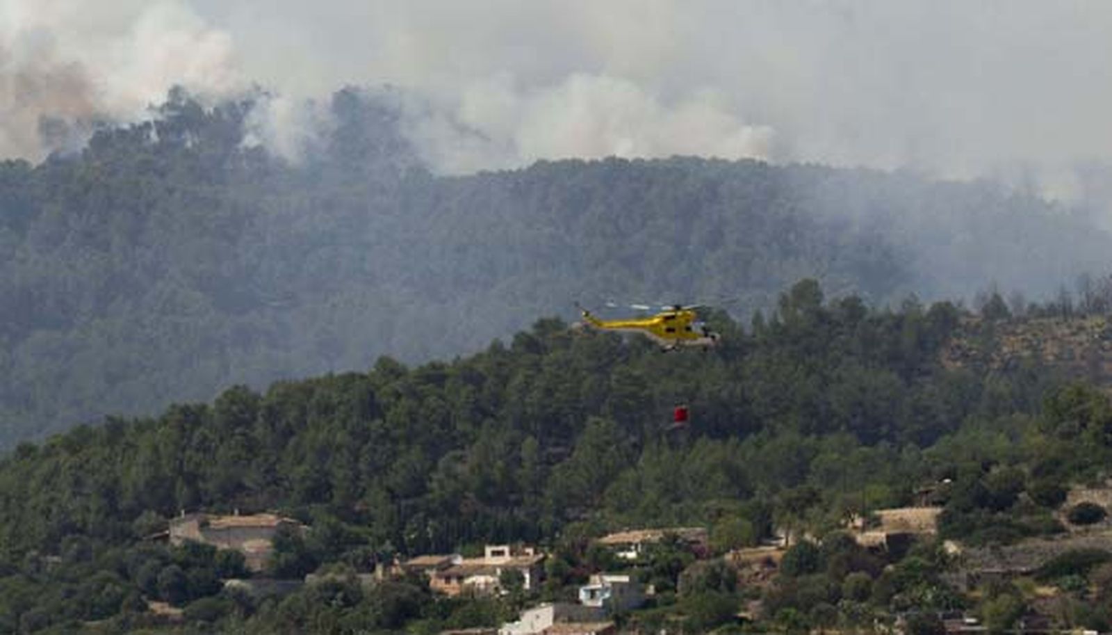 Se elevan a más de 1.600 las hectáreas quemadas en el incendio de Mallorca