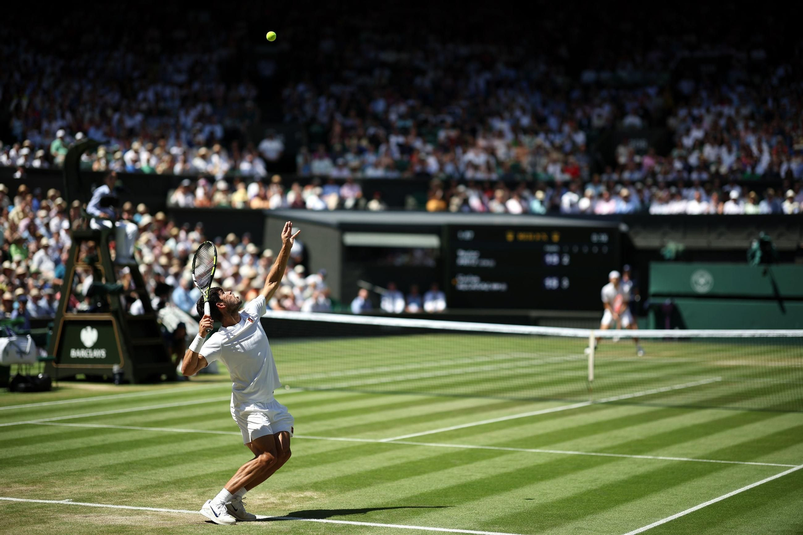 Las fotos del pase de Alcaraz a la final de Wimbledon Las fotos del pase de Alcaraz a la final de Wimbledon
