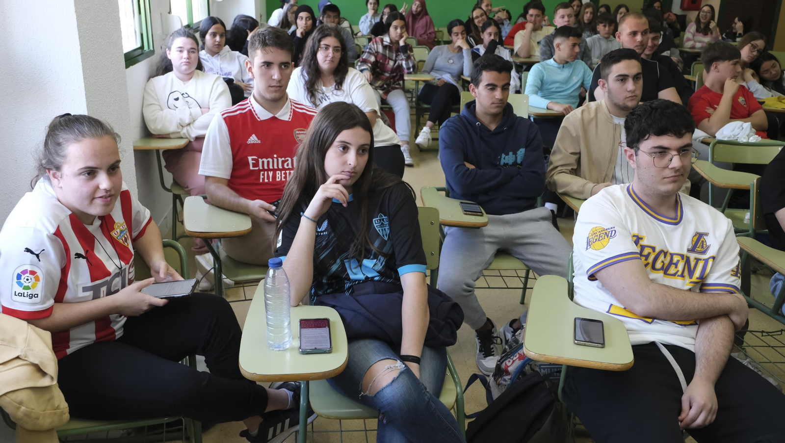 Imágenes de las Jornadas Escolares de la CUCN en el IES Campos de Níjar