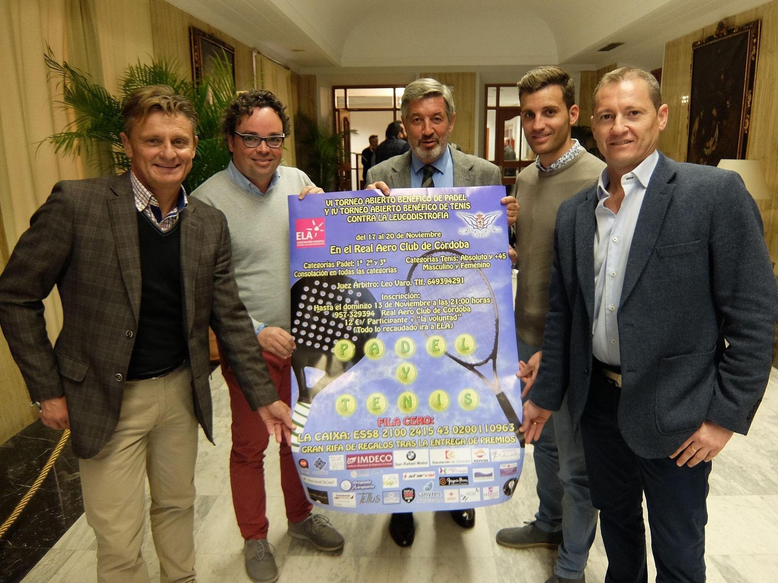 Pádel y tenis contra la leucodistrofia