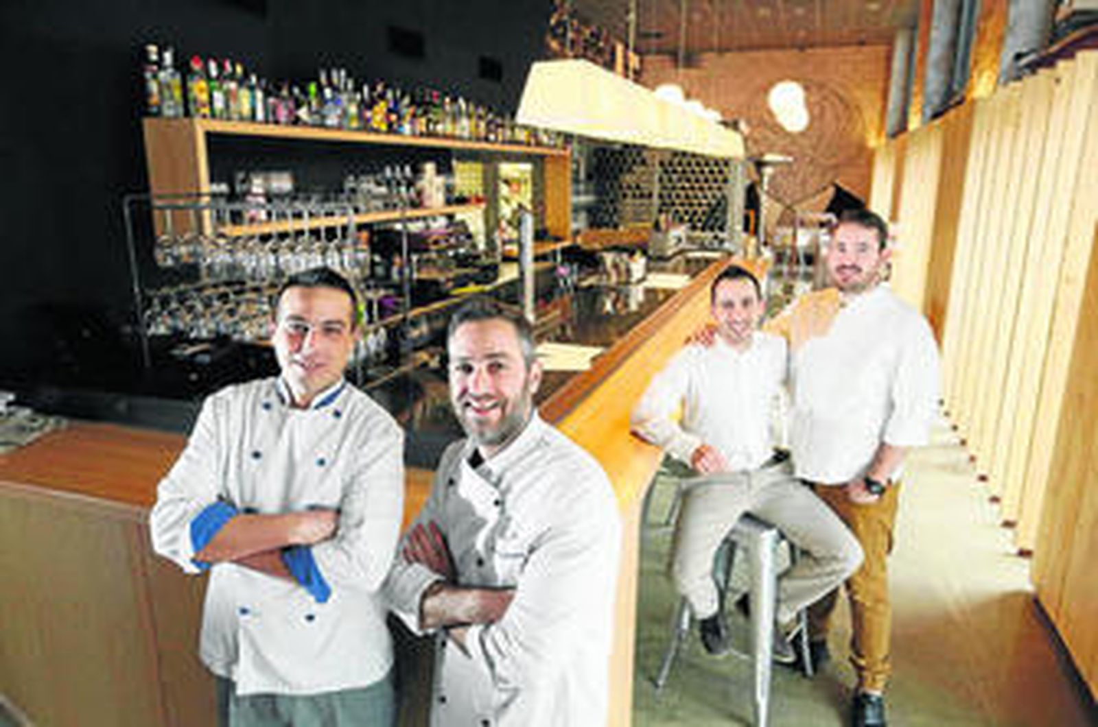 De izquierda a derecha, José Luis Rodríguez, Jesús Benítez Ucero, Daniel Rodríguez y Antonio Caramé.