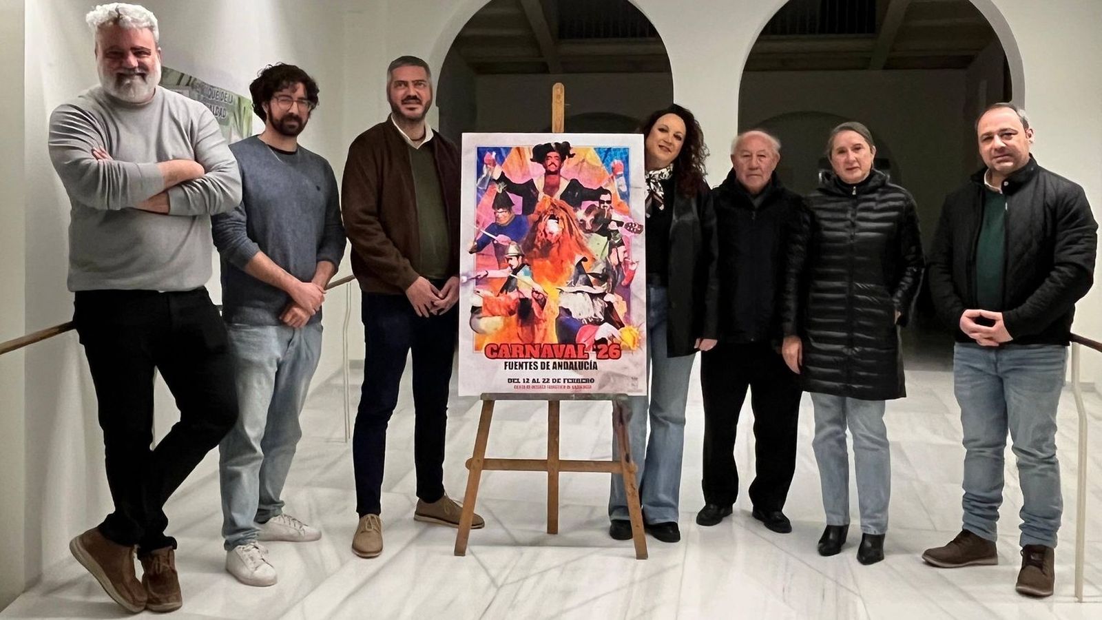 Presentación del cartel de carnaval de Fuentes de Andalucía