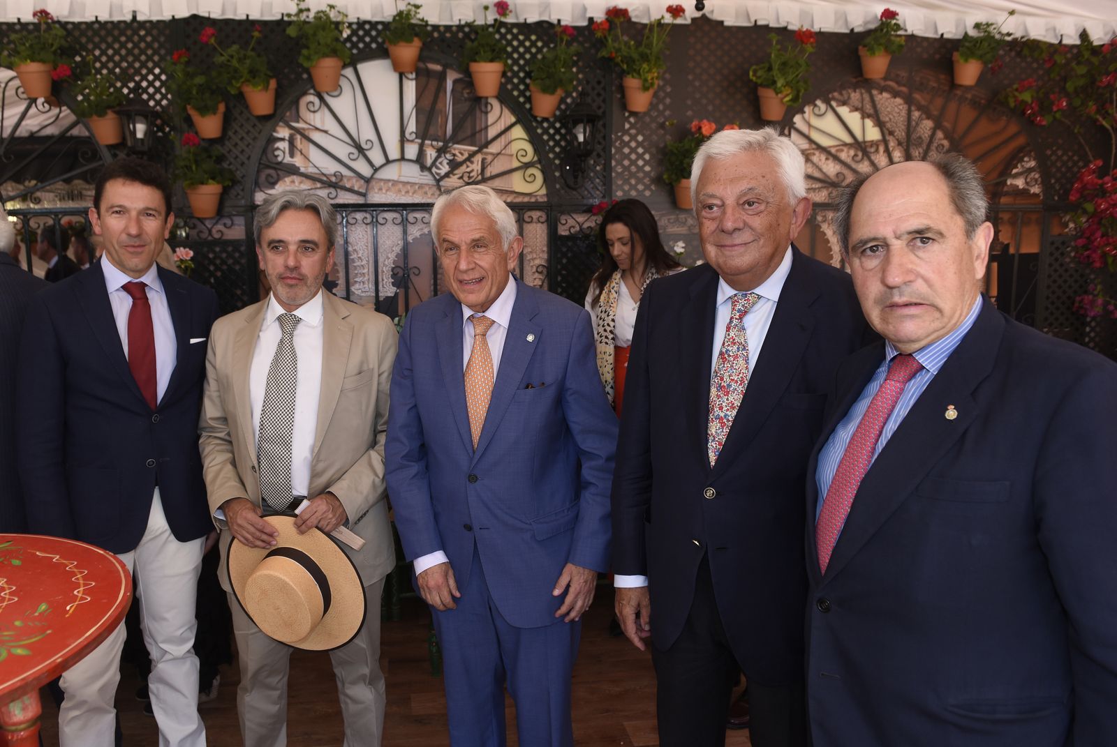 La recepción en la caseta del Santander, en imágenes