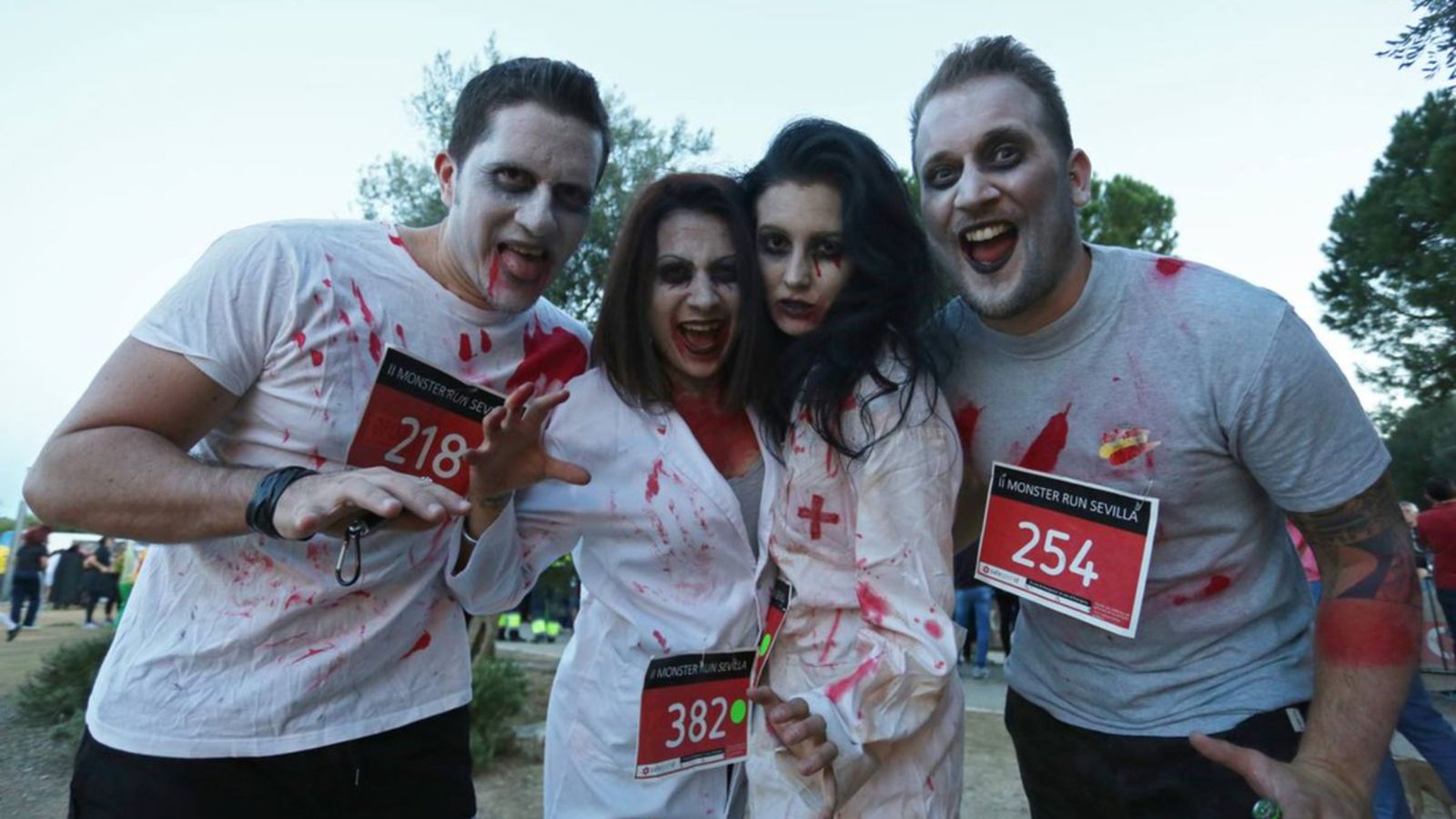 Participantes de una edición pasada de la 'Monster Run Sevilla'.