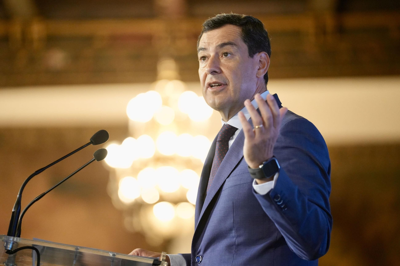 El presidente de la Junta, Juanma Moreno.