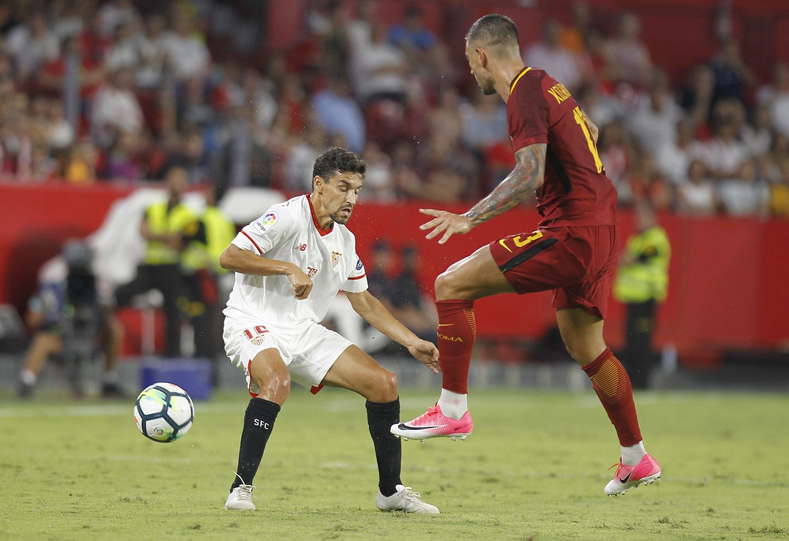 Las imágenes del Sevilla-Roma del IX Trofeo Antonio Puerta