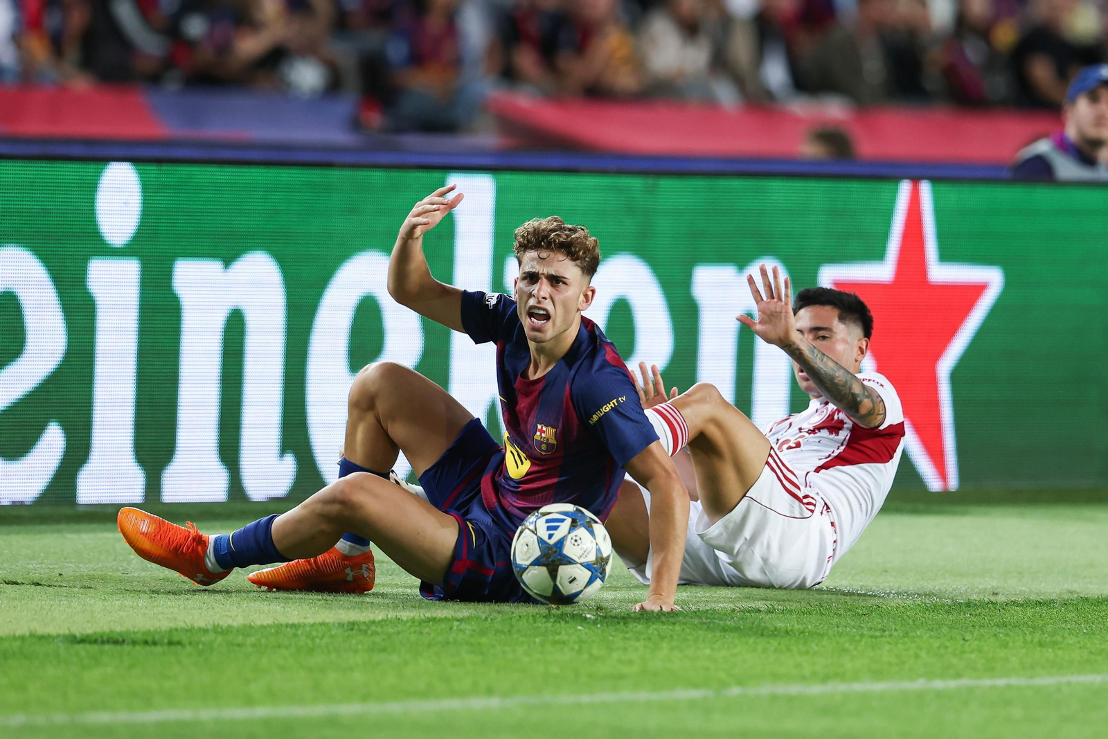 Las fotos del Barcelona-Olympiacos