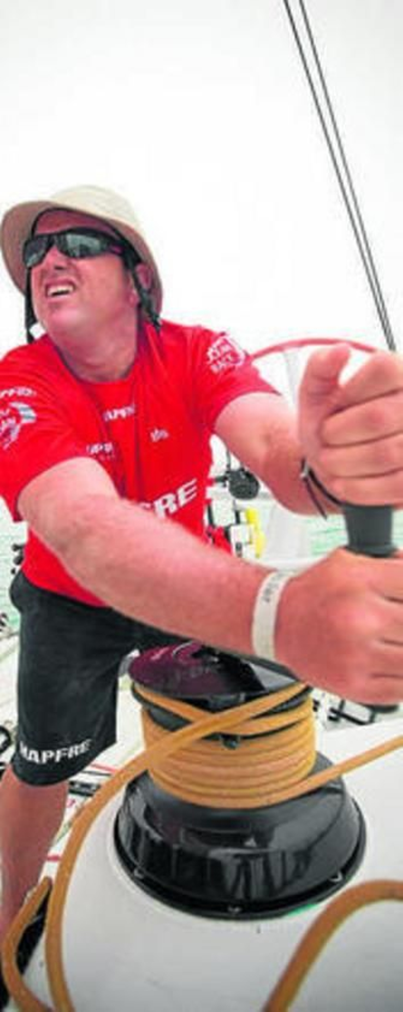 Rafa Trujillo, en acción.