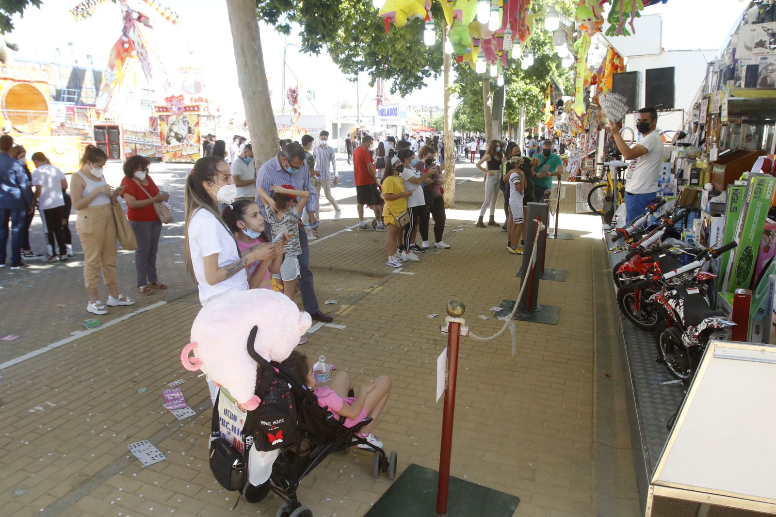 Las imágenes de un sábado de 'Feria' especial en El Arenal