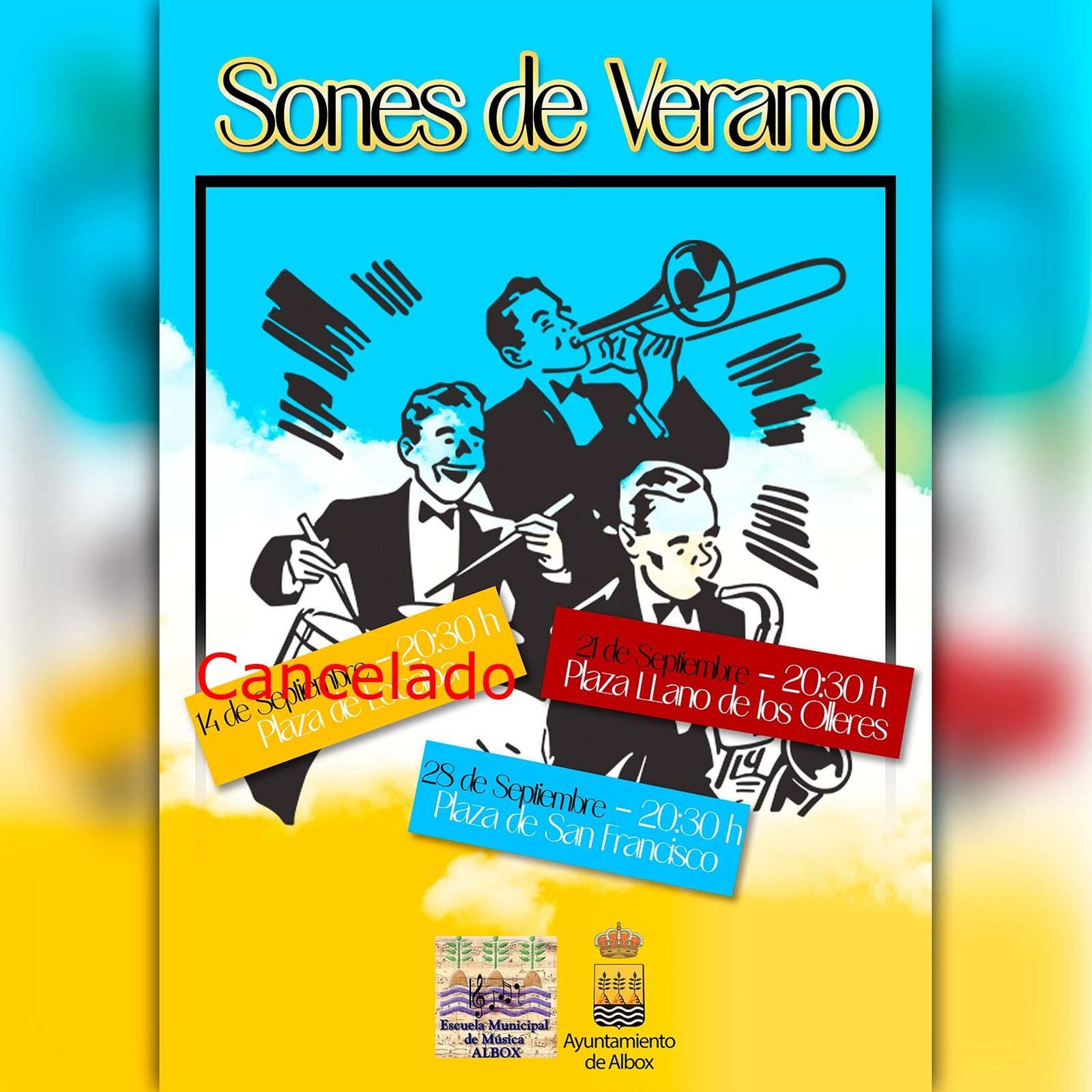 Cartel que anuncia los Sones de Verano.