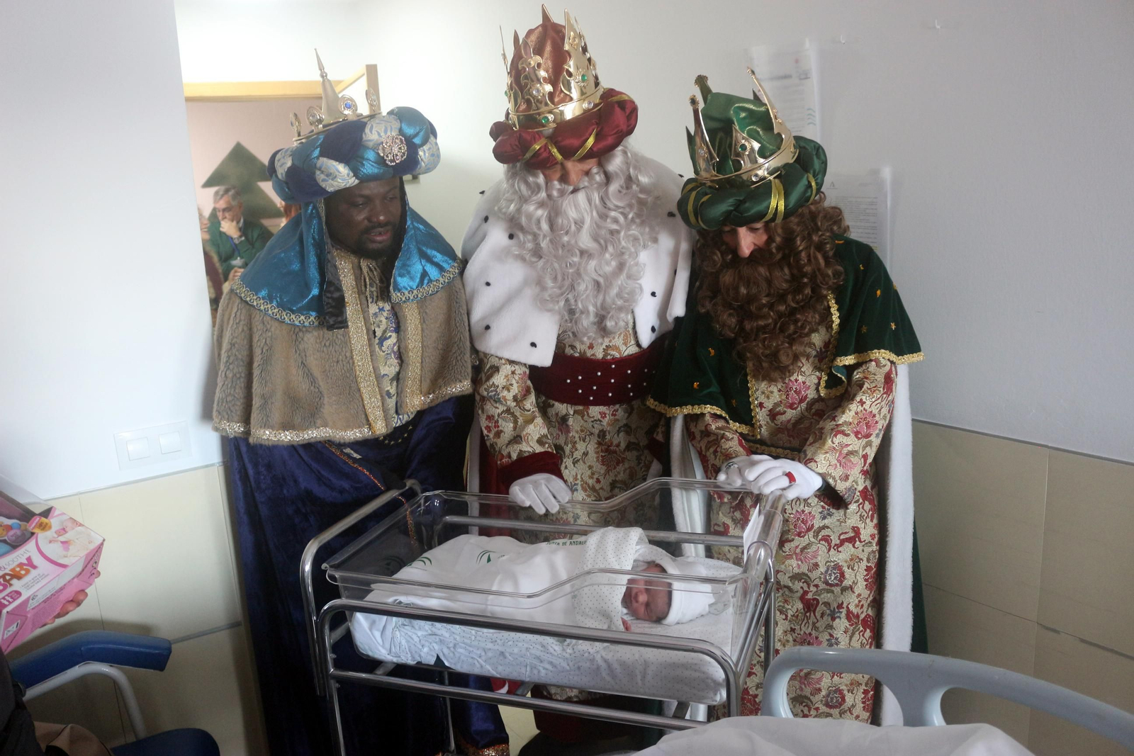Visita de los Reyes Magos al Hospital de Puerto Real