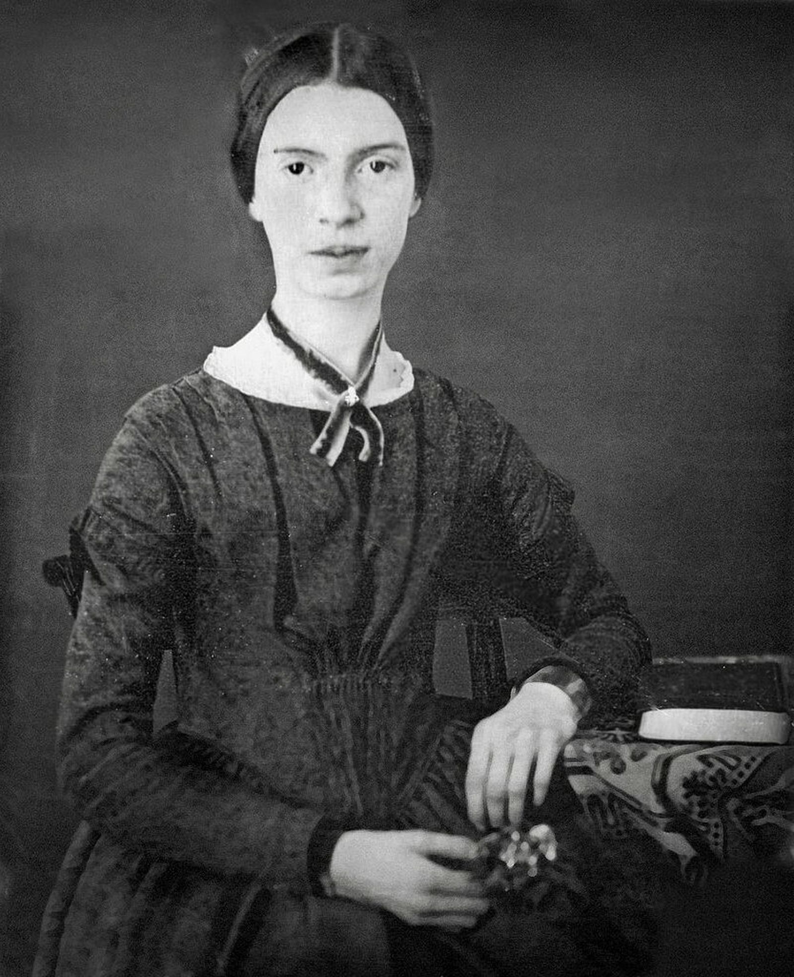 Retrato de Emily Dickinson.