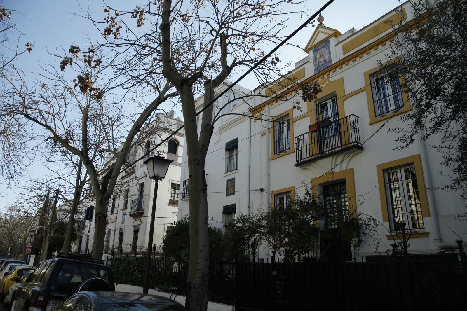 Una de las calles del barrio del Porvenir.