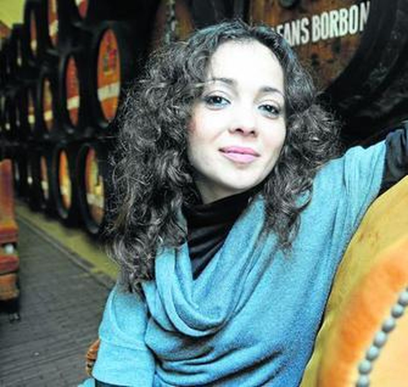 Olga Pericet posa en el Consejo, ayer, antes de someterse al 'fin de fiesta' del Diario.