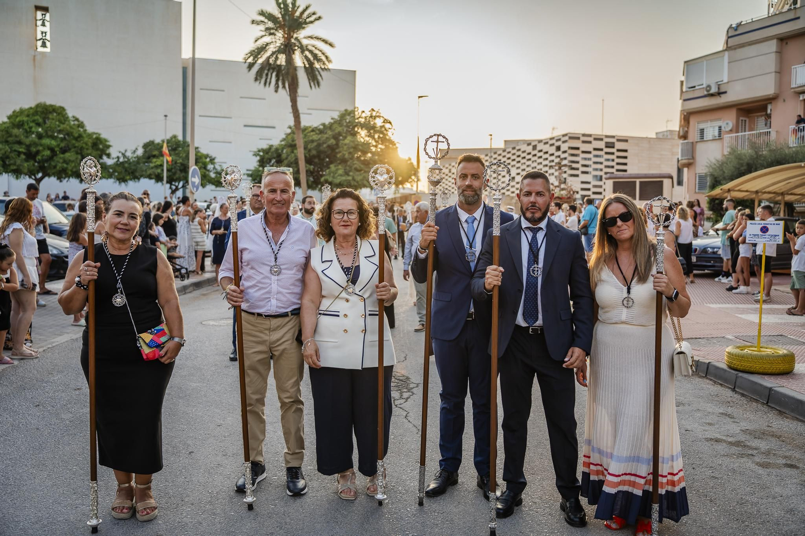 Así fue la procesión del Santísimo Cristo del Mar en el Puerto de Roquetas.