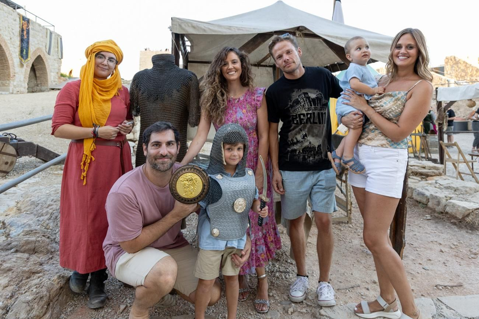 Moradores del Castillo de Jaén, recreación histórica de la Edad Media en el Cerro de Santa Catalina