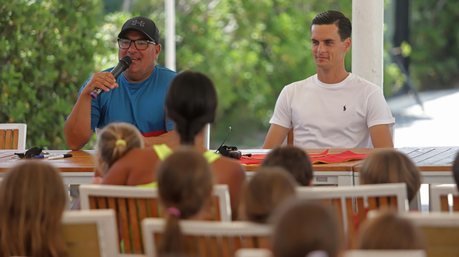 Fotos de la visita de David Galván al Real Club Náutico de Algeciras