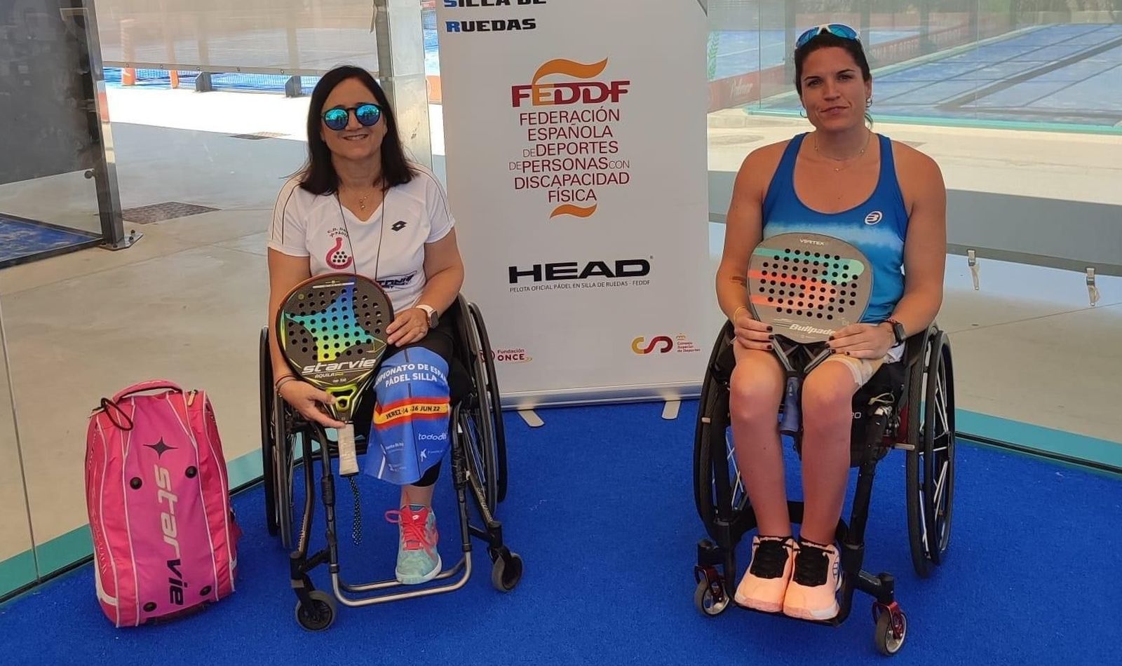 Malu del Río (i.) y Susana Rodríguez.