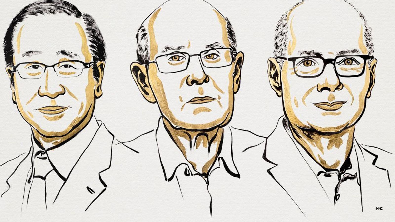 Kitagawa, Robson y Yaghi, premios Nobel de Química 2025.