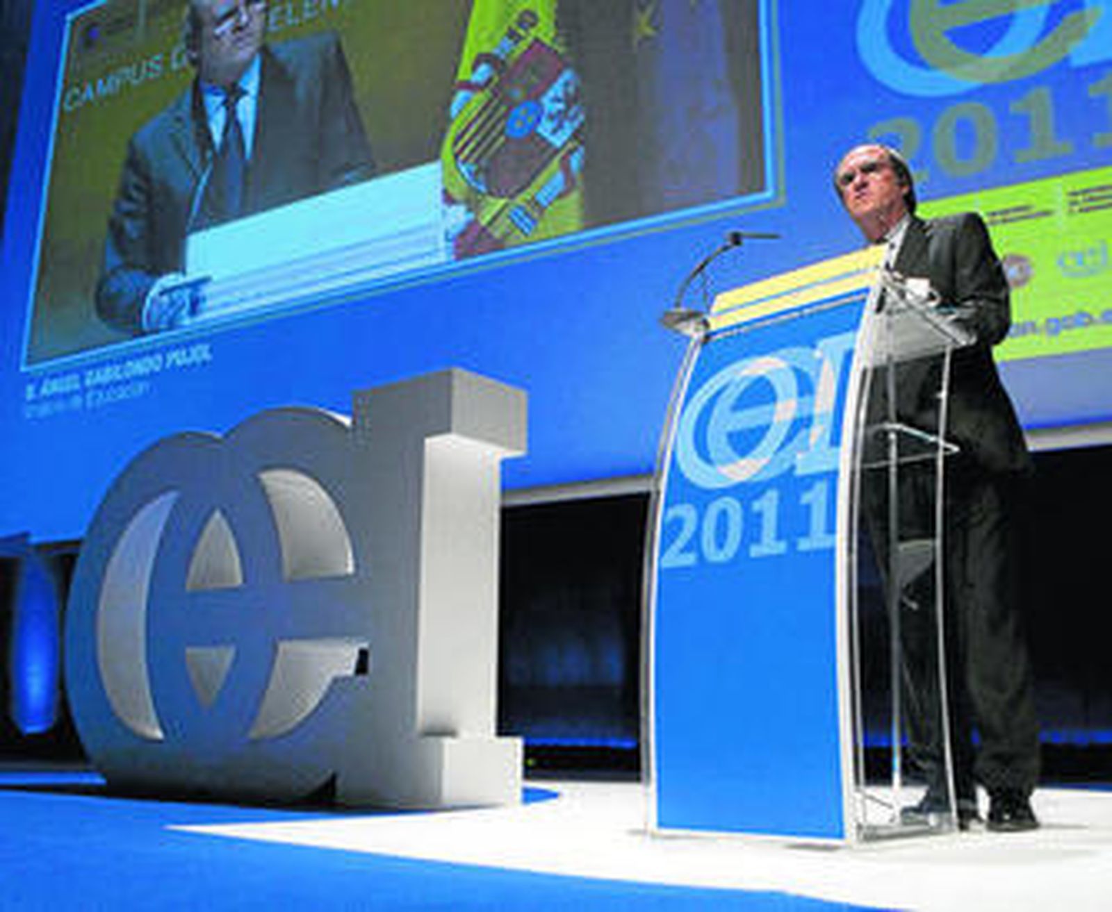 El ministro de Educación inauguró el acto de presentación de proyectos celebrado el jueves en Madrid.
