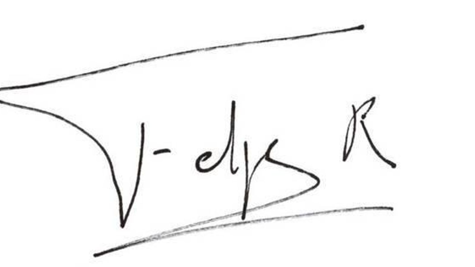 Firma del Rey Felipe VI.