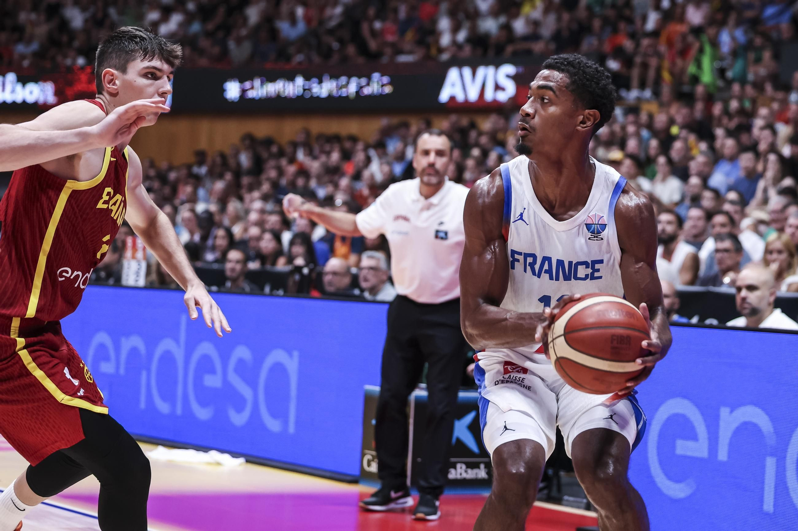 Las fotos del España - Francia de baloncesto