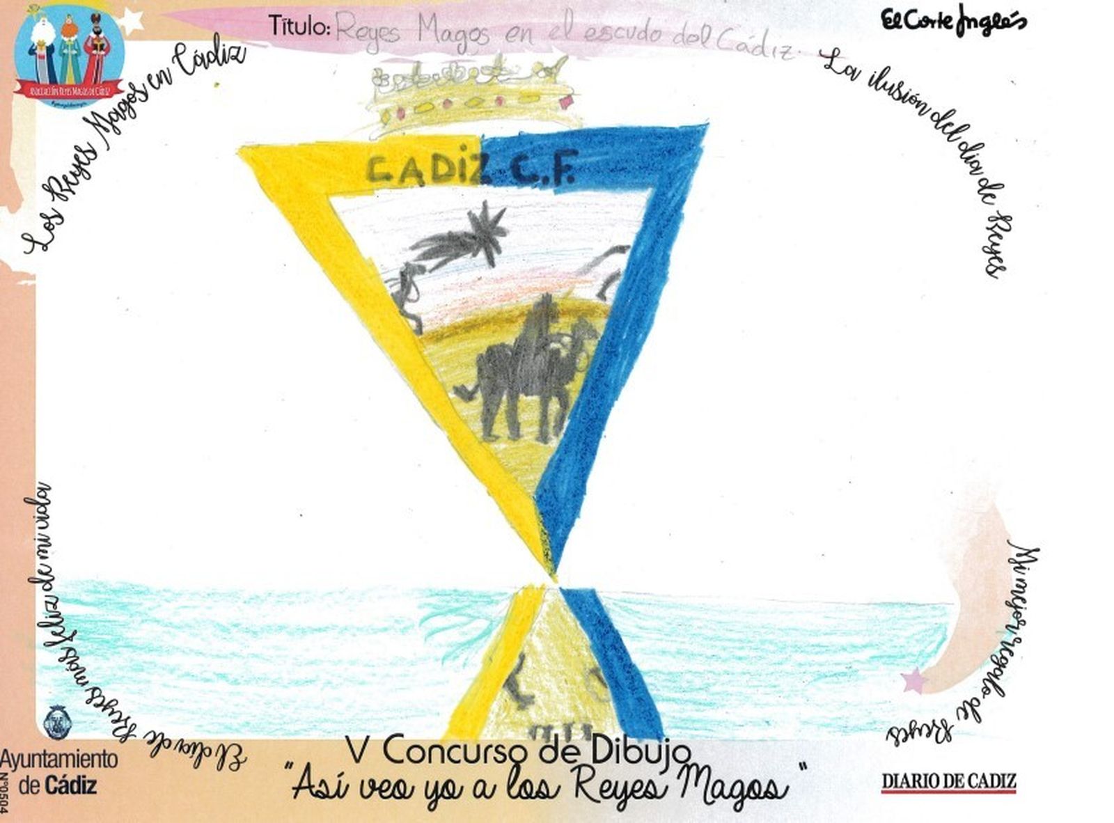 Los dibujos del concurso 'Así veo yo a los Reyes Magos'.