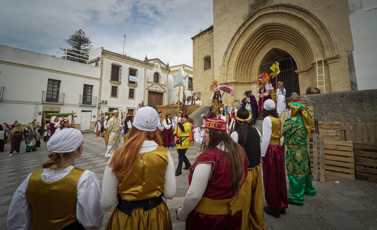 El Belén Viviente de la plaza de San Lucas de Jerez en imágenes