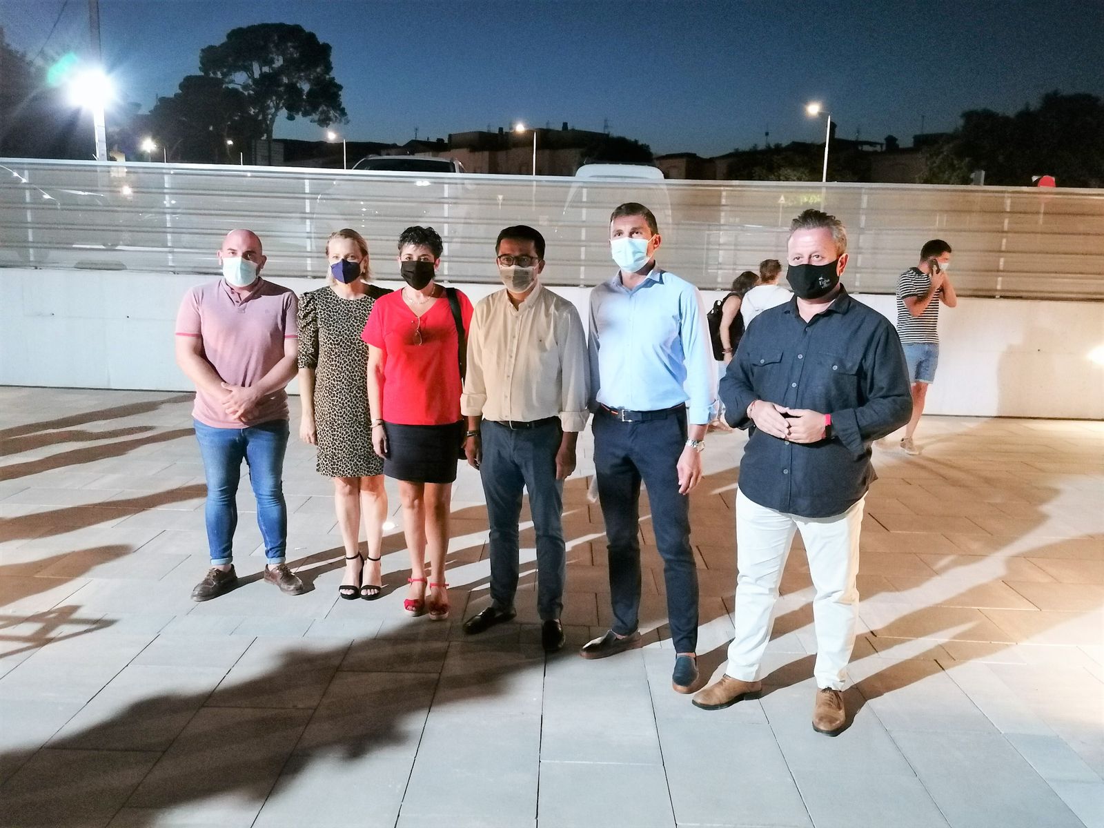 José Salmerón, Ester González, Antonia Ramírez,  Manuel Guzmán, Francisco Reyes y Felipe Berenguel en Los Gallardos.