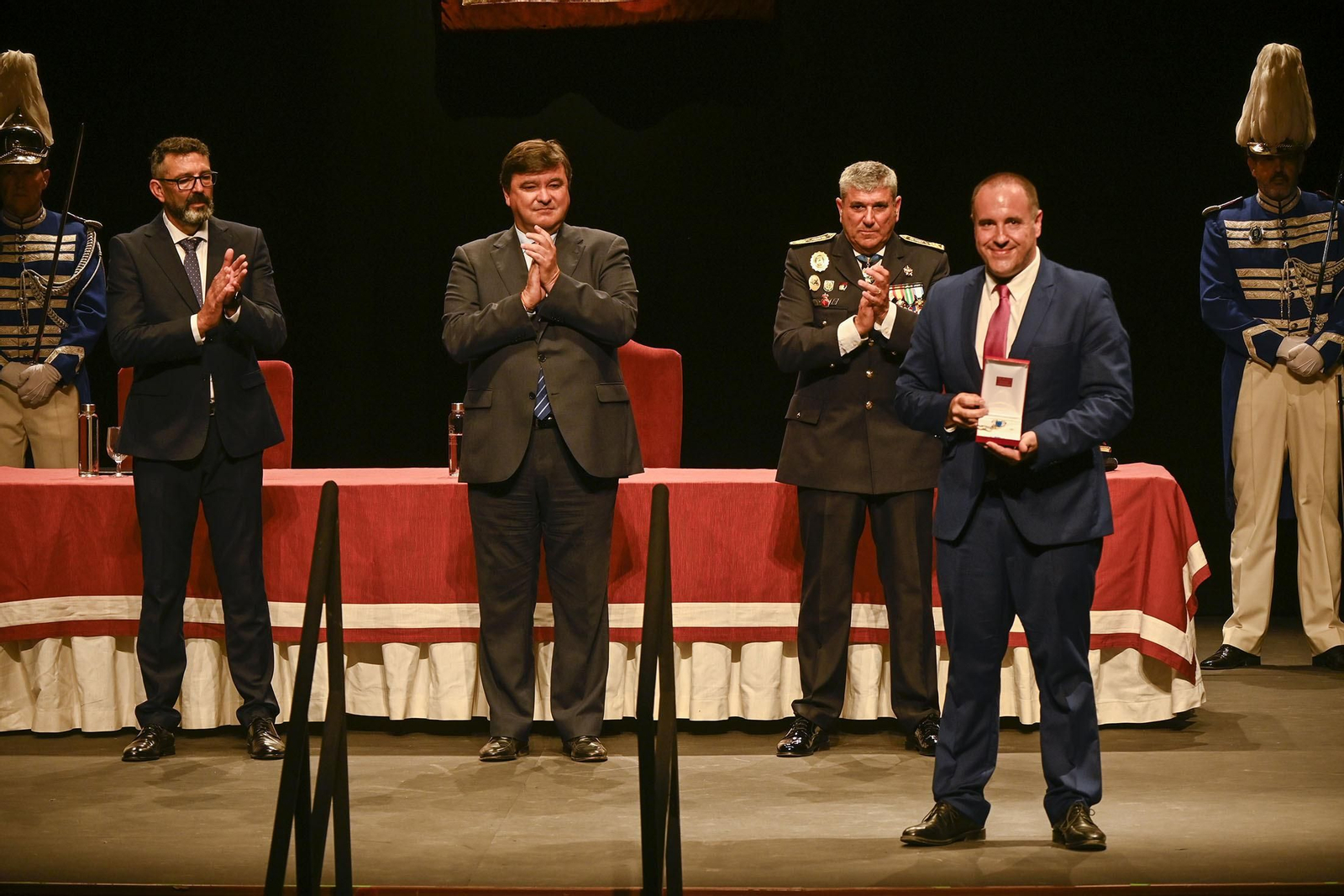 Imágenes del acto del Día de la Policía Local de Huelva