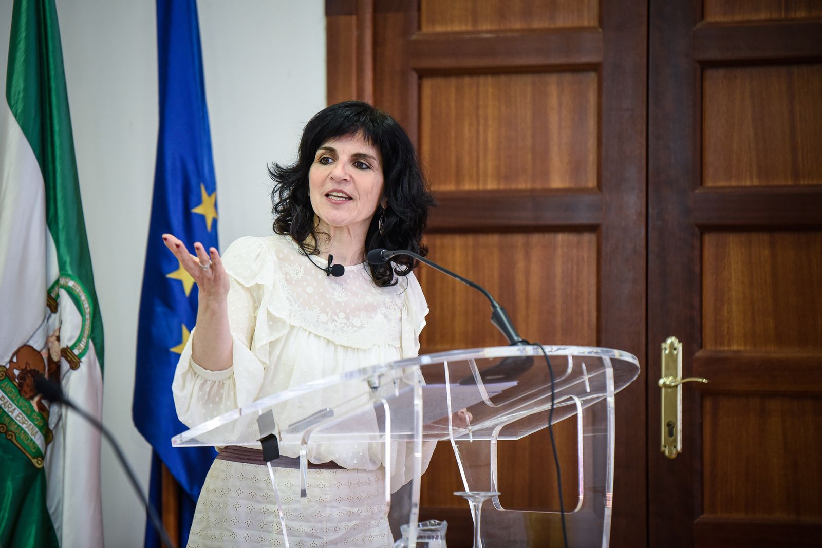 Imágenes de la conferencia  'La Rábida- ocho décadas de un sueño universitario'
