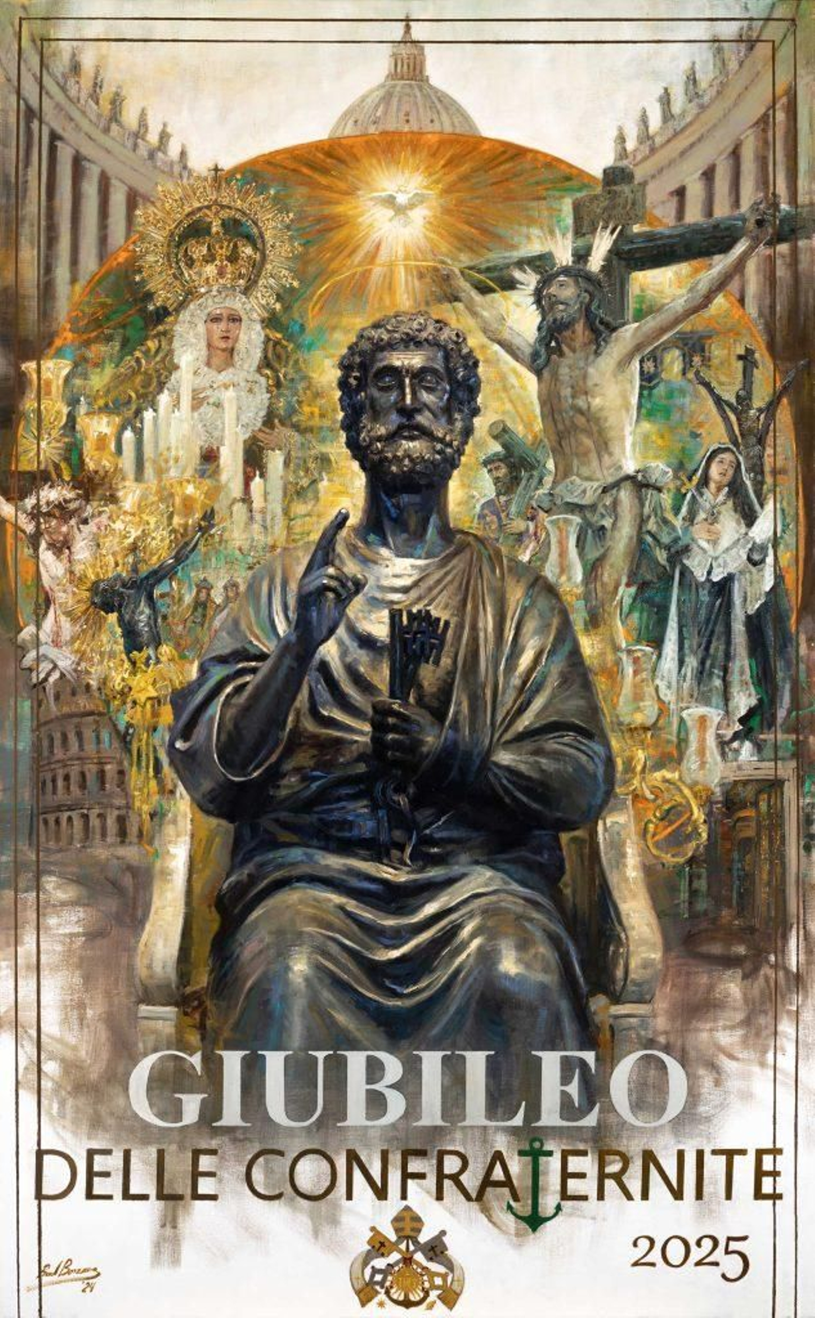 El cartel del Jubileo de las Cofradías