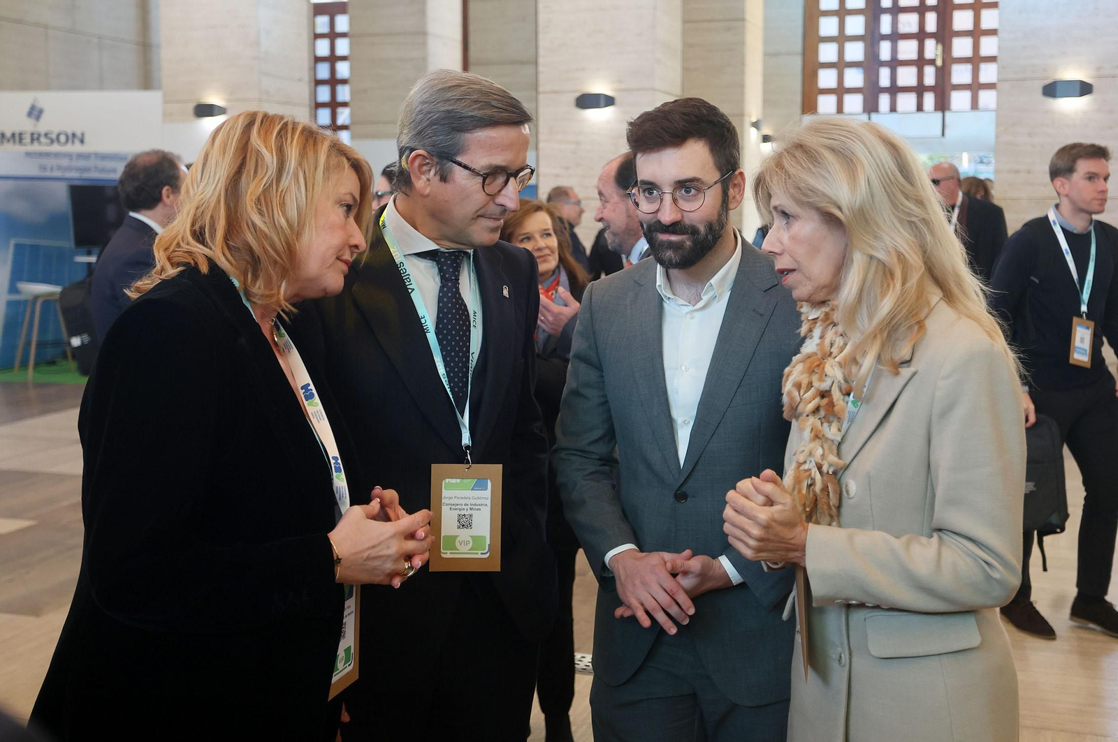 Imágenes de la inauguración del II Congreso Nacional de Hidrógeno Verde celebrado en Huelva
