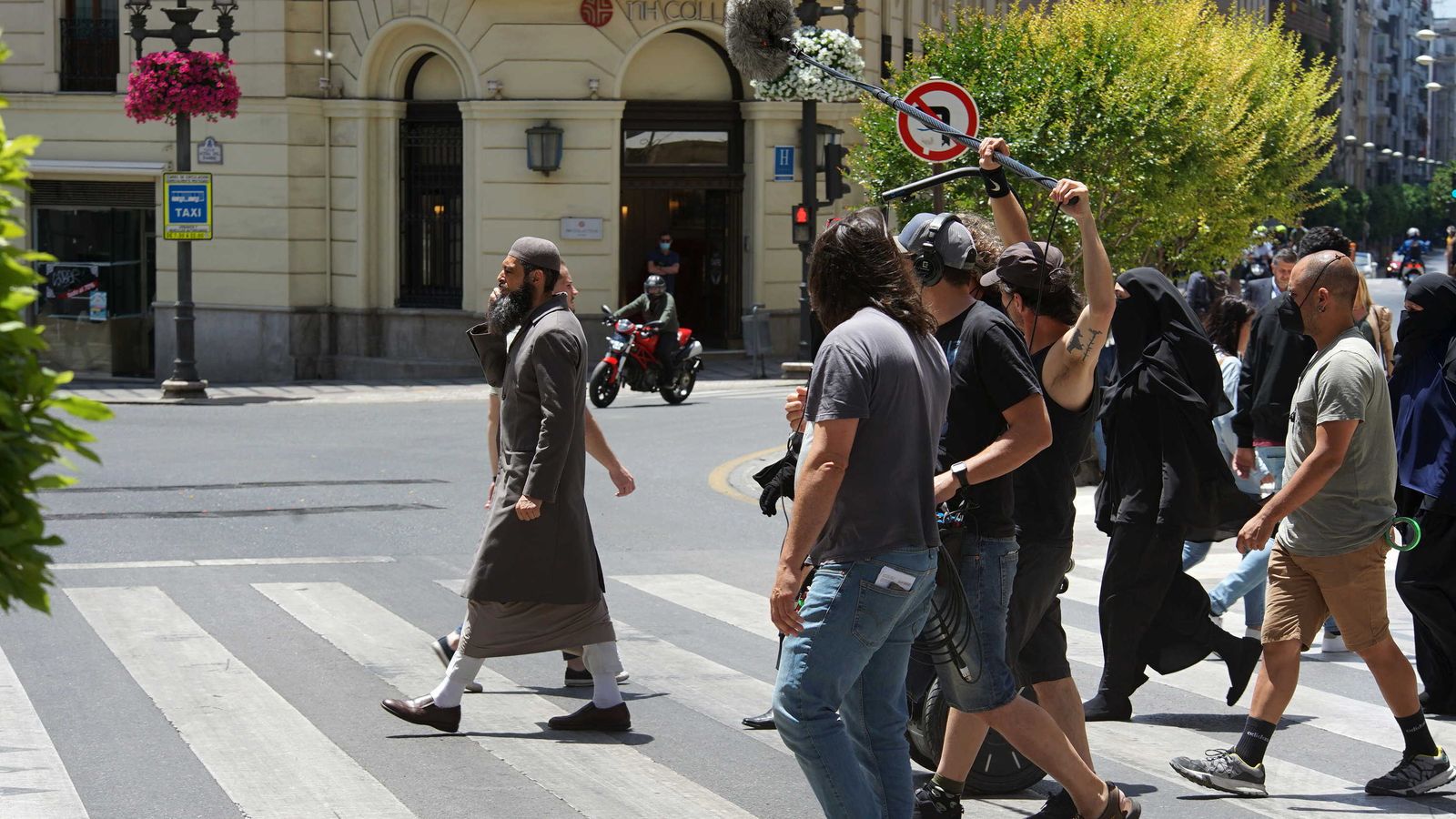 Rodaje de 'La Unidad'.