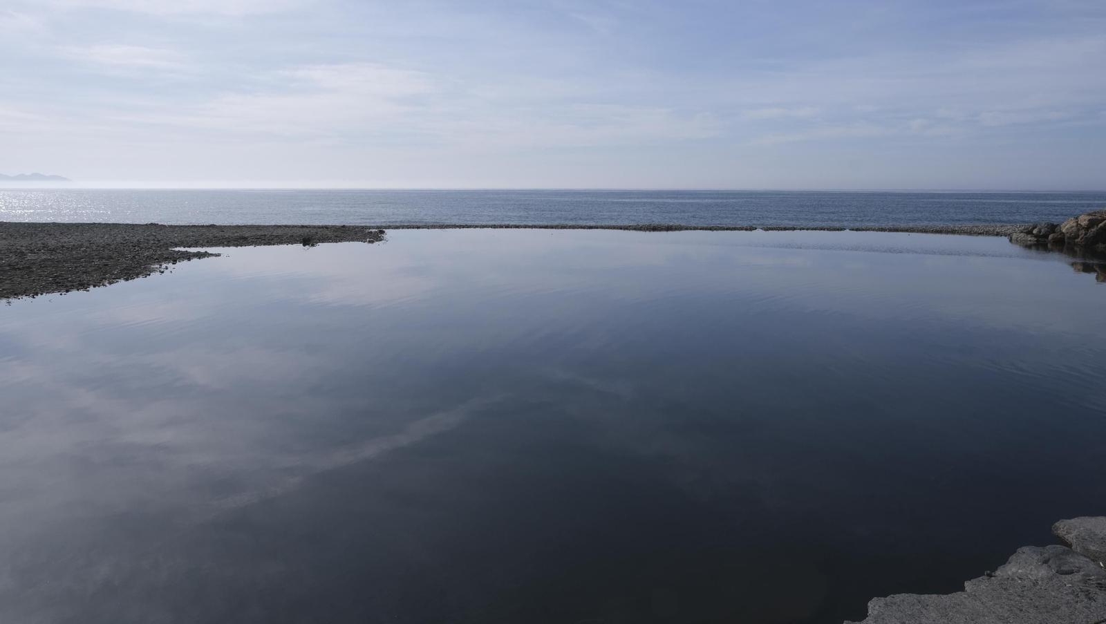 Imágenes del 'lago artificial' de Costacabana