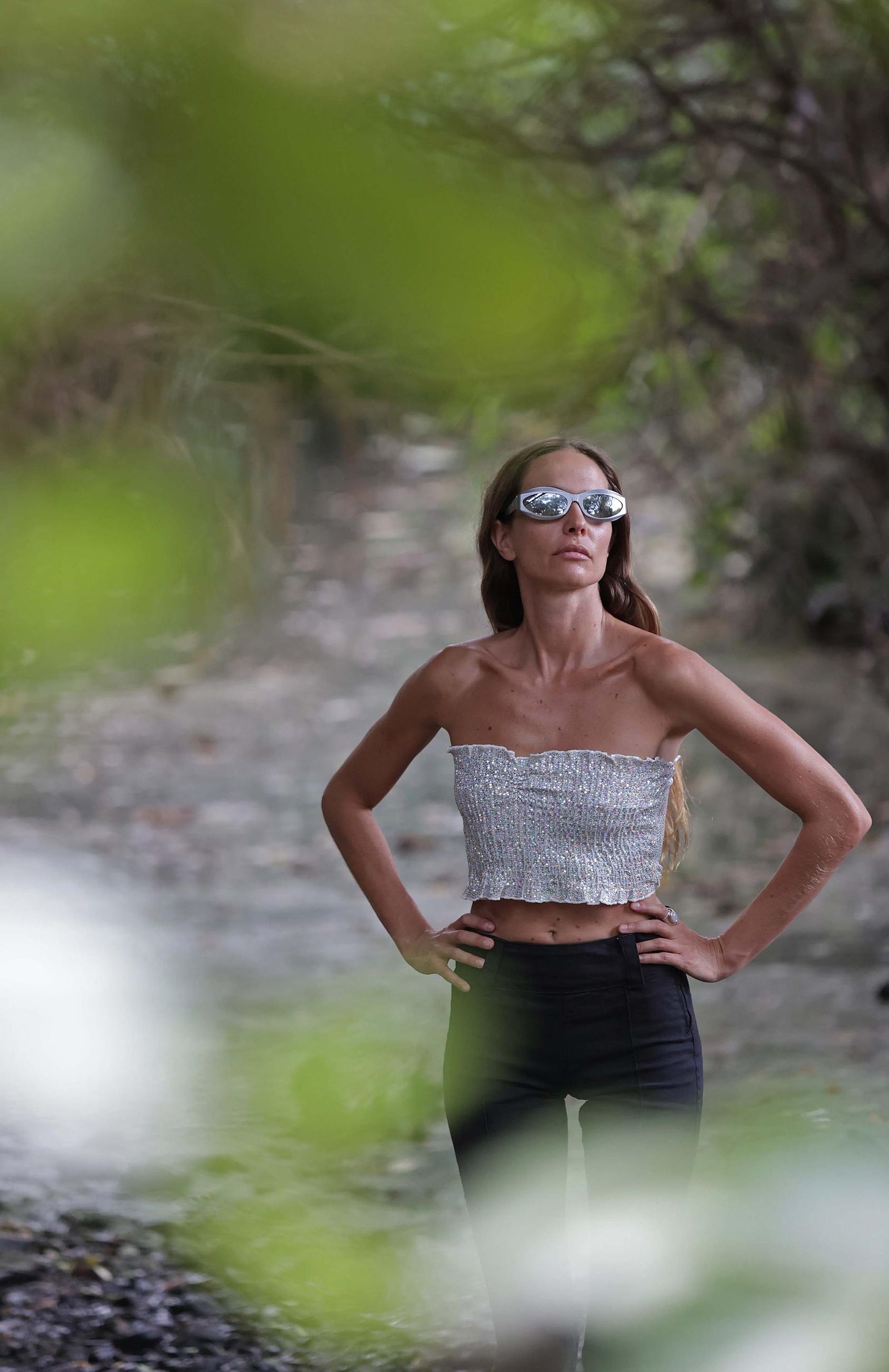 Fotos de Brisa Fenoy en la zona de Getares en Algeciras