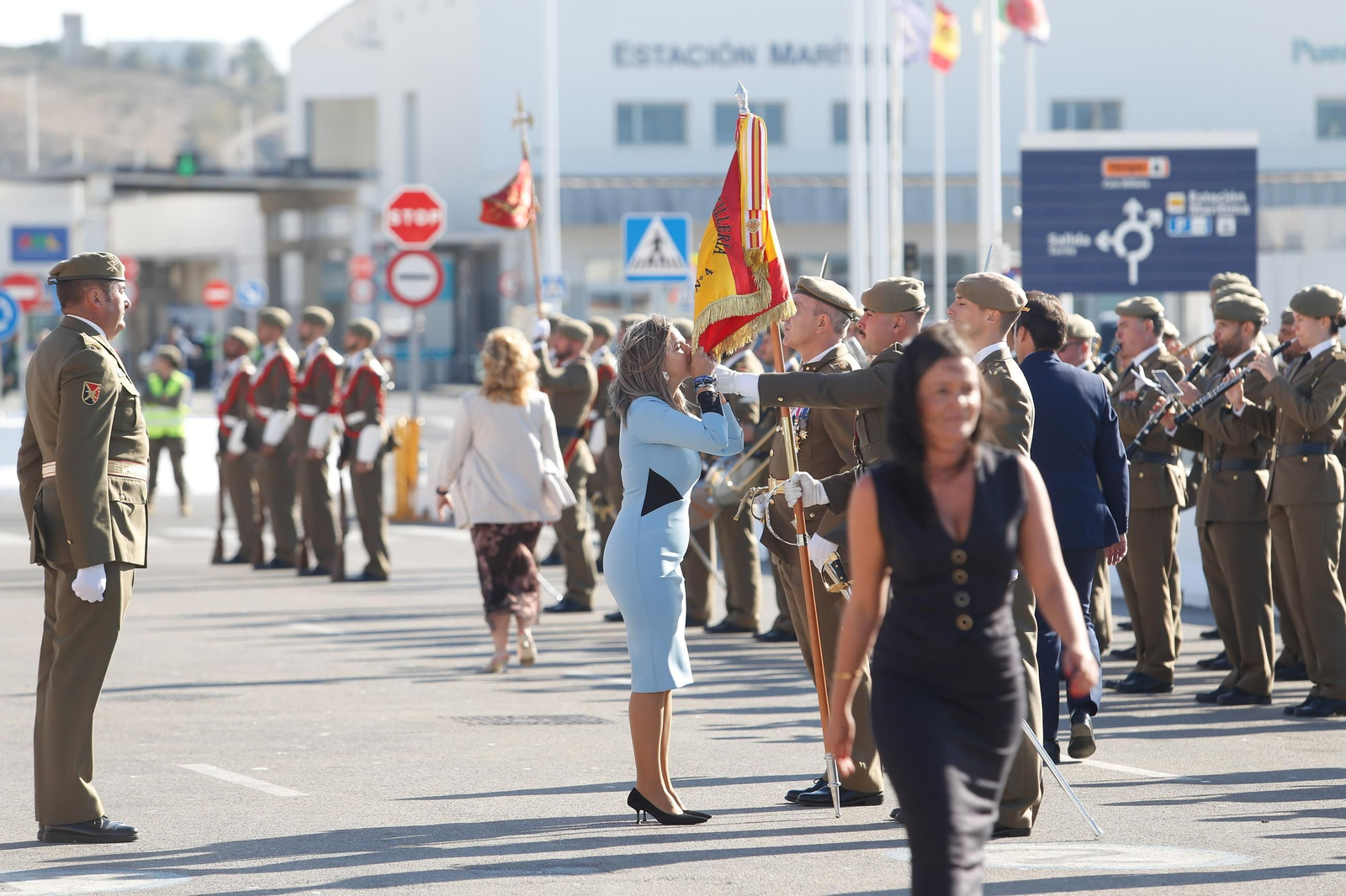 Las fotos de la jura de bandera civil en Tarifa