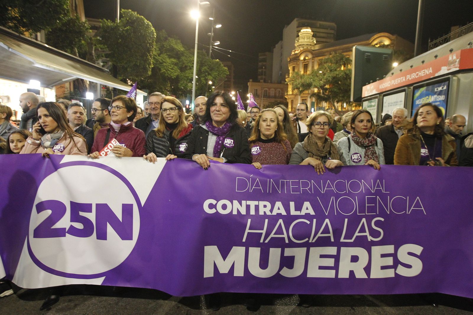 Manifestación Día Mundial contra la Violencia de Género. Almería