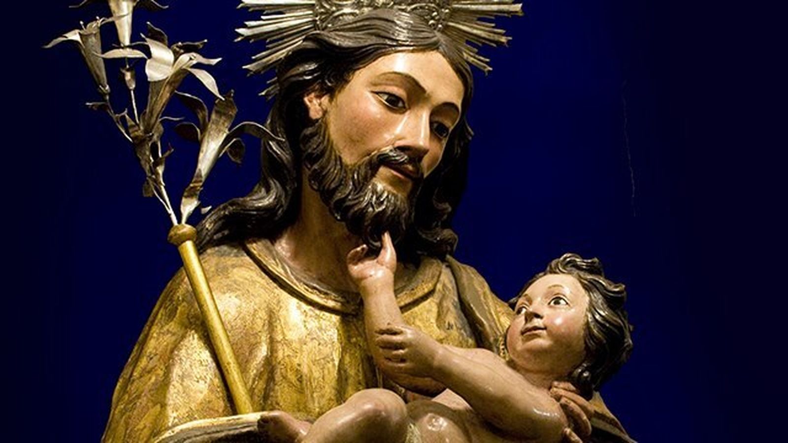 La imagen de San José de la Hermandad del Baratillo.