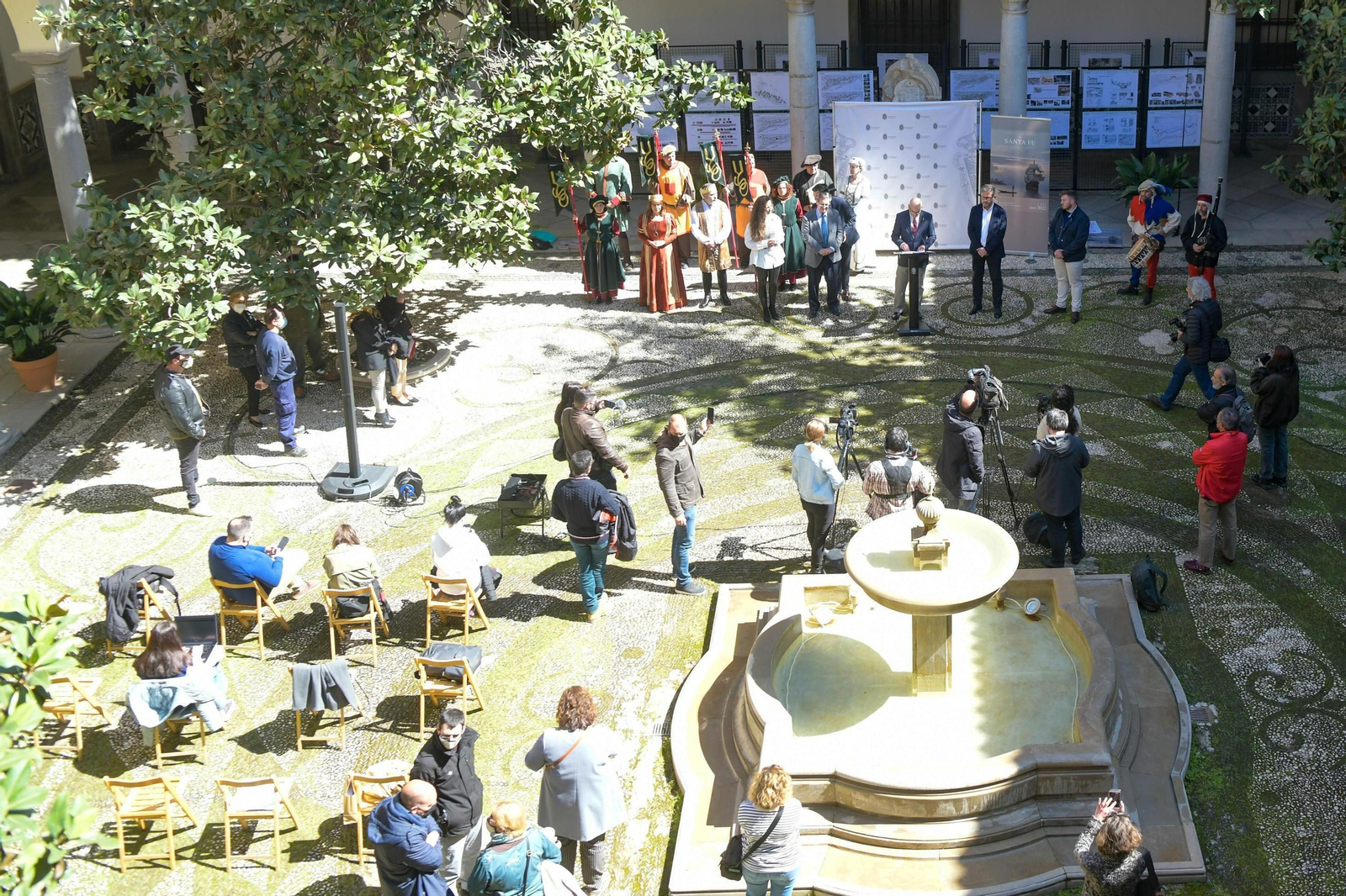 El hermanamiento de Santa Fe y Granada, en imágenes