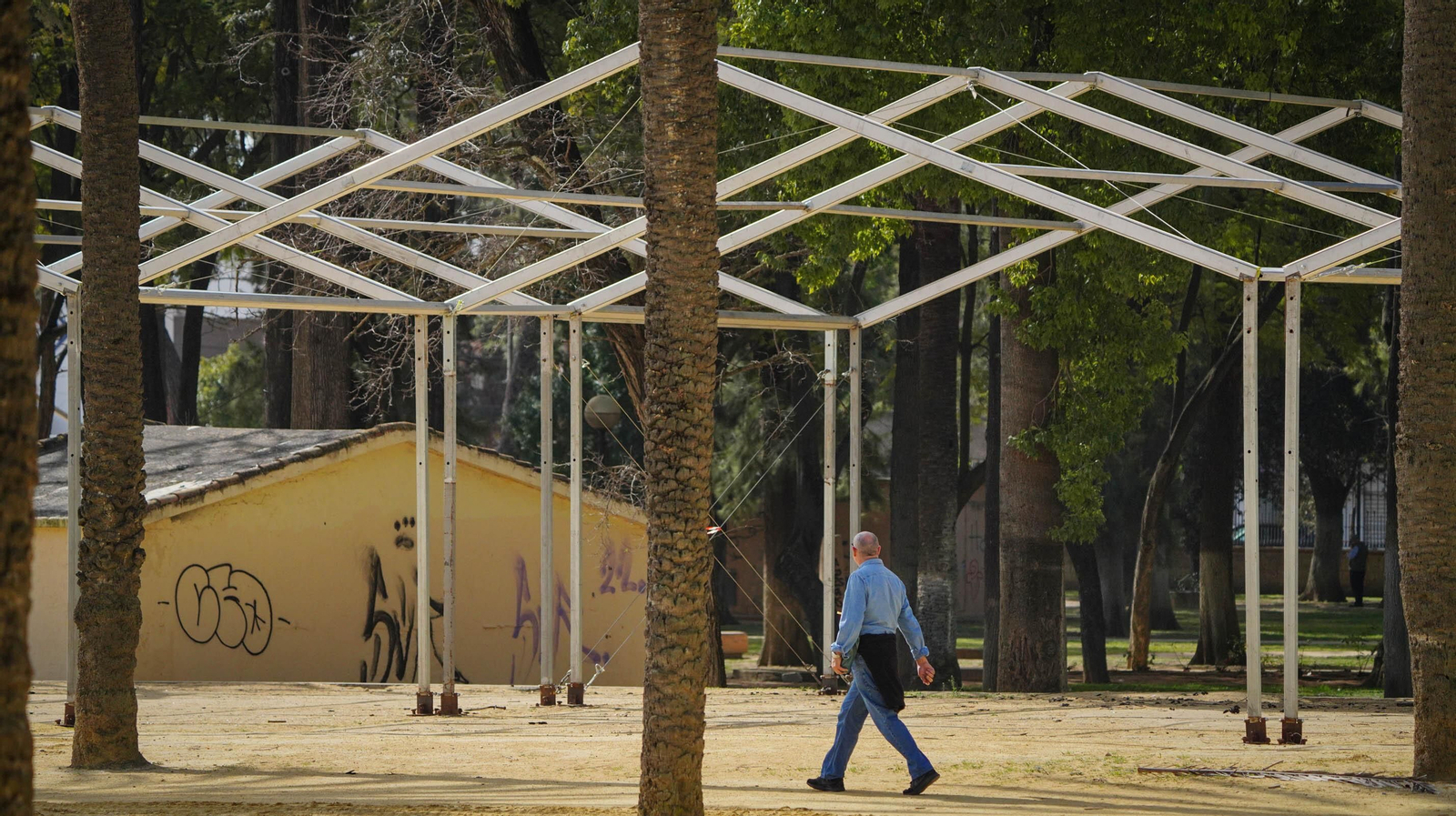 Empieza el montaje de la Feria de Jerez