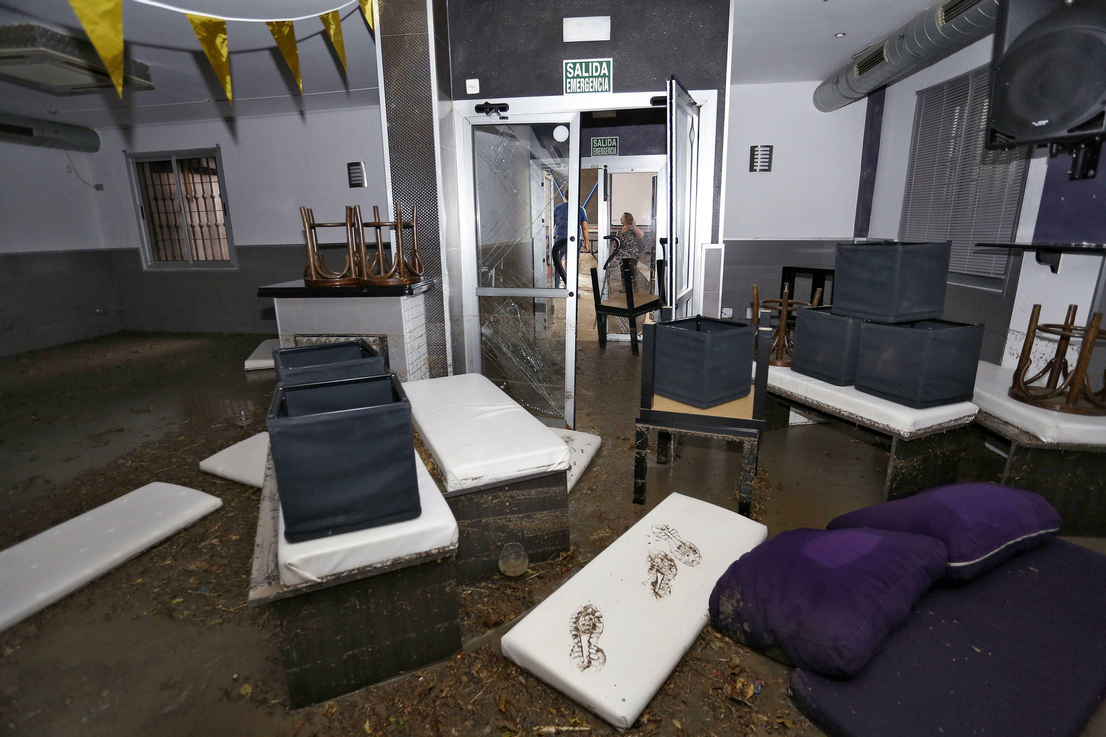 Los daños de la tormenta en Coín