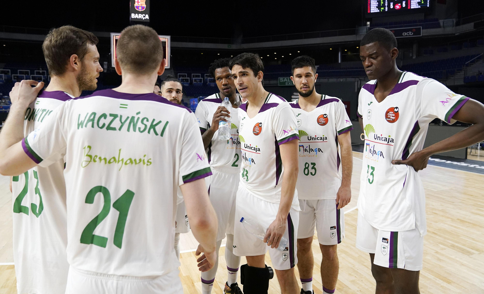 Los cinco años de Adam Waczynski en el Unicaja, en fotos
