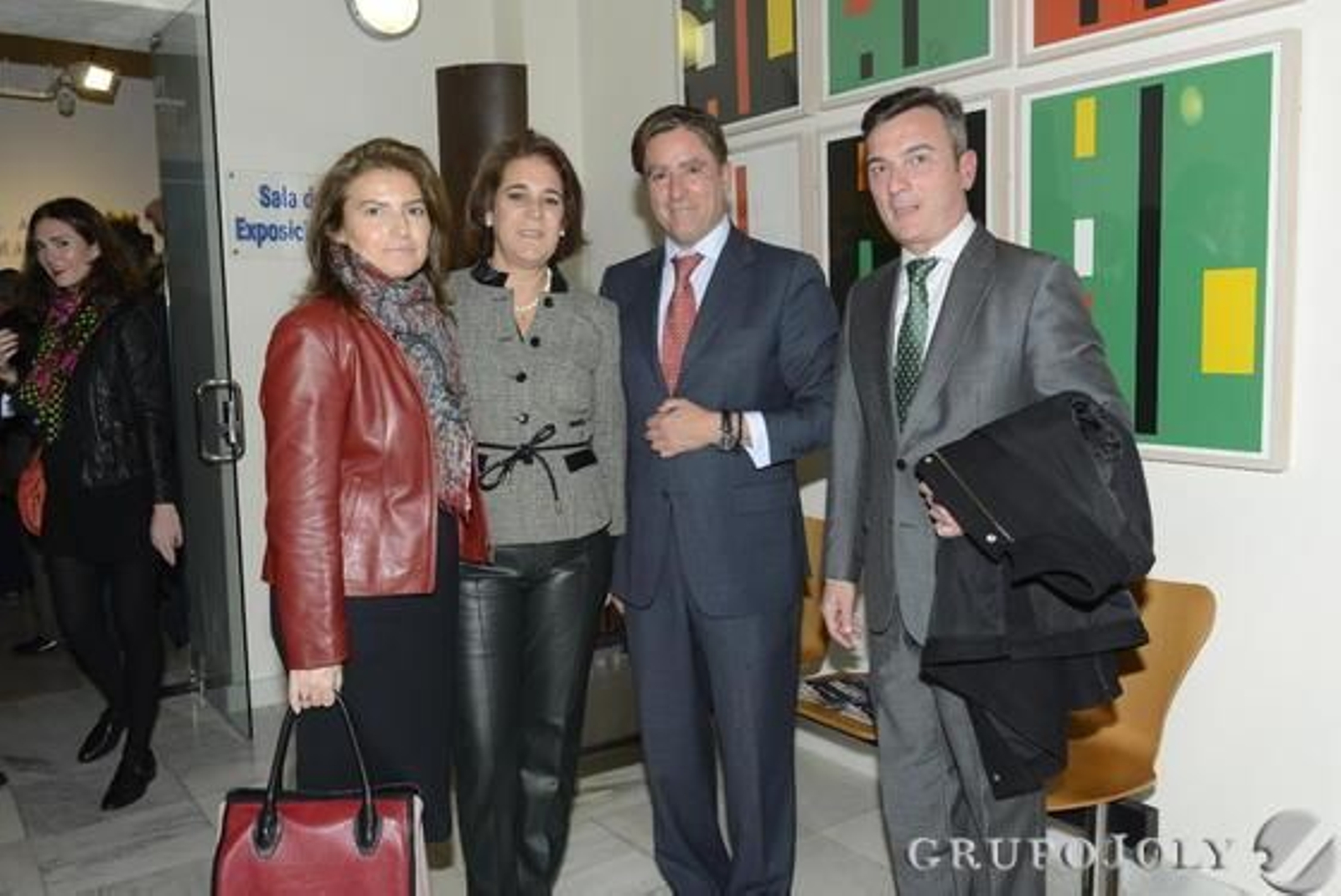 María de los Ángeles Rodríguez, Marta Dodero, Manuel Estrella y el rector de la Universidad de Cádiz, Eduardo González Mazo. / Joaquín Hernández 'Kiki'