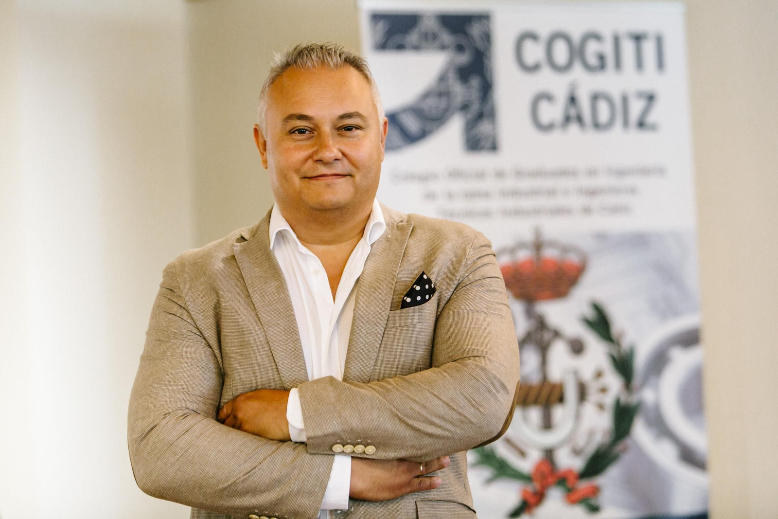 Domingo Villero, decano de Cogiti -Cádiz.