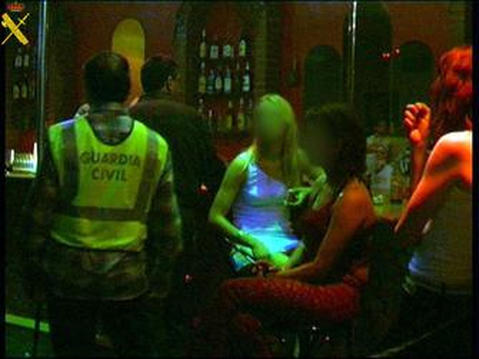 Operación de la Guardia Civil contra la explotación sexual en un club de alterne.