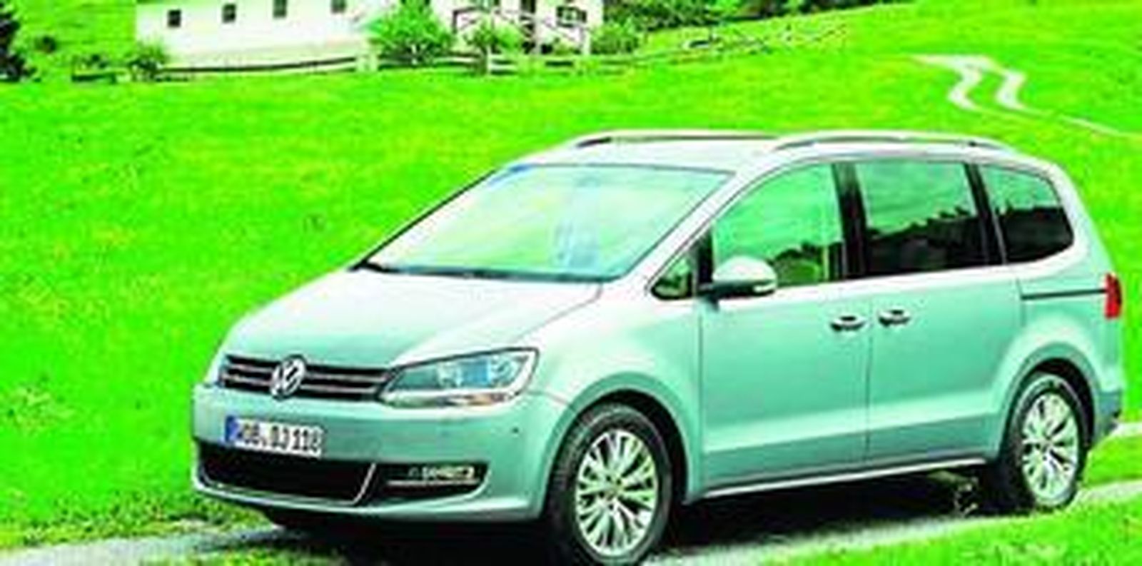 La característica más destacada del Sharan es la silueta de superficies lisas, apostando por la homogeneidad.